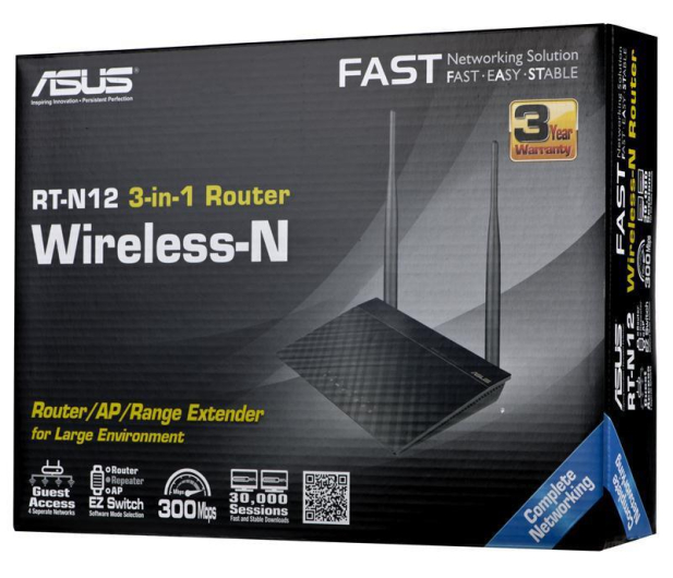ASUS RT-N12vD (300Mb/s b/g/n, 4xSSID, repeater) - 124193 - zdjęcie 4